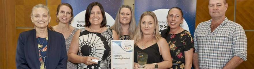 NT Disability and inclusion Award winners 2021