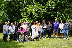 Staff and clients of Li Ve Tasmania