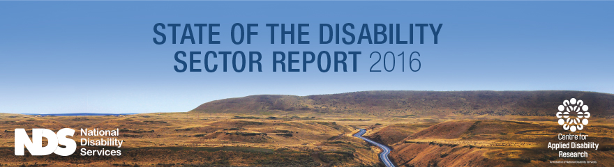 2016 State of the Disability Sector Report released
