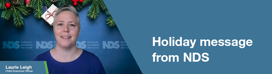 Holiday message from NDS