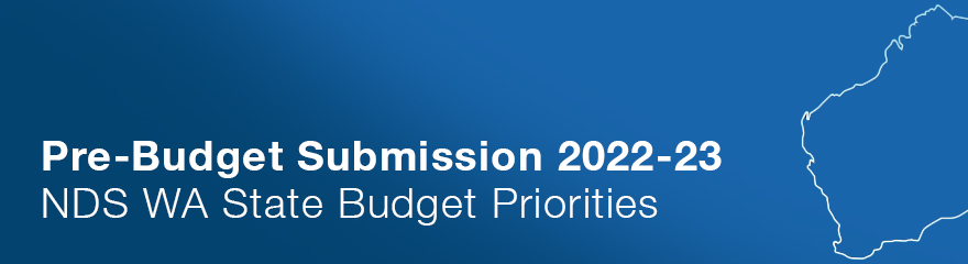 WA Pre-Budget Submission banner with icon of WA